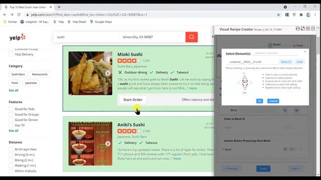 NoCoding Data Scraper - Element Finder Guide -