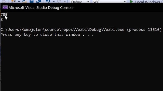 Middle digit of a given three-digit integer [C++] смотреть онлайн