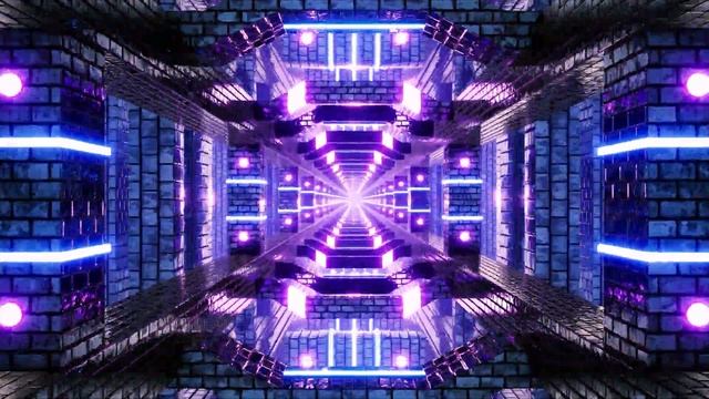 Neon Light Tunnel VJ Loops 4K смотреть онлайн