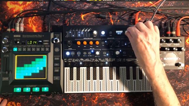 Korg Kaossilator Pro+ & Arturia MicroFreak Live Looping Tutorial смотреть онлайн