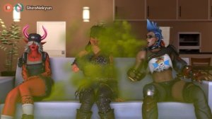 Desdemona and Junker Queen gas Karlach | Girl fart animation
