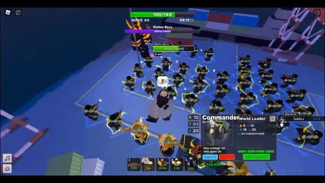 only NEW golden soldier vs molten boss [Valentine update TDS] смотреть онлайн