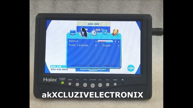Haier HLT71 Handheld 7" LCD TV смотреть онлайн