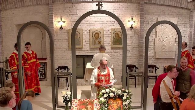 Вечерня на русском языке. Светлое Христово Воскресение. 5 мая 2024 смотреть онлайн