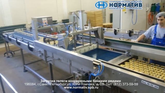Конвейерная система для производителей консервов смотреть онлайн