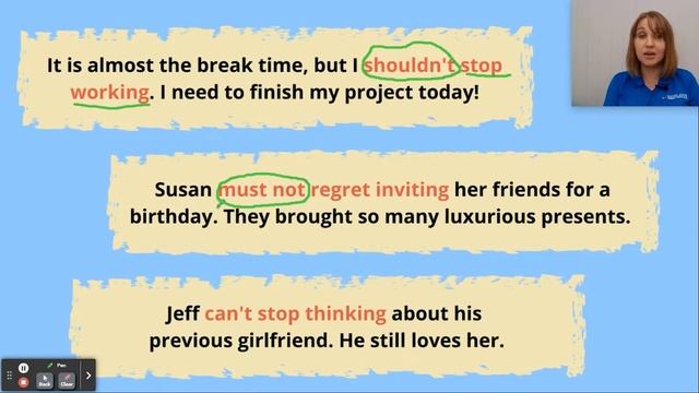 Learning English...in the Classroom - ING Words in the Negative Form and Questions (GERUND) смотреть онлайн