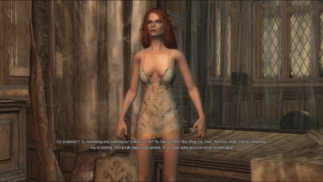 Wiedźmin-Reakcja Triss na oddanie Alvina Shani смотреть онлайн