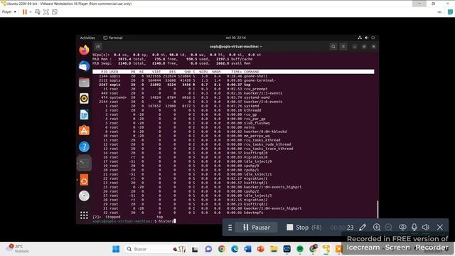 Comando history - Ubuntu смотреть онлайн