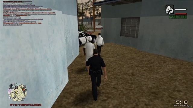 В ПАТРУЛЕ РАЗГОНЯЕМ ВООРУЖЕННЫЙ БУНТ в ГЕТТО на TRINITY RP в GTA SAMP смотреть онлайн