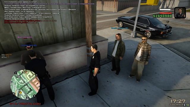 ПОГОНЯ за ФУРГОНОМ в ГЕТТО! ПАТРУЛЬ с ЮТУБЕРОМ в GTA SAMP на TRINITY RP смотреть онлайн