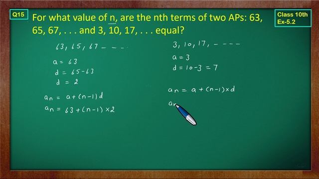 Ex 5.2 Q15 Class10 | AP Chapter5 | Exercise 5.2 | Class10 | NCERT | Class10 Ex 5.2 Q15 | Green Boar