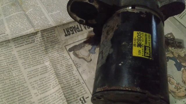 Переборка стартера, замена детали на Хундай Гетц (часть 1) смотреть онлайн