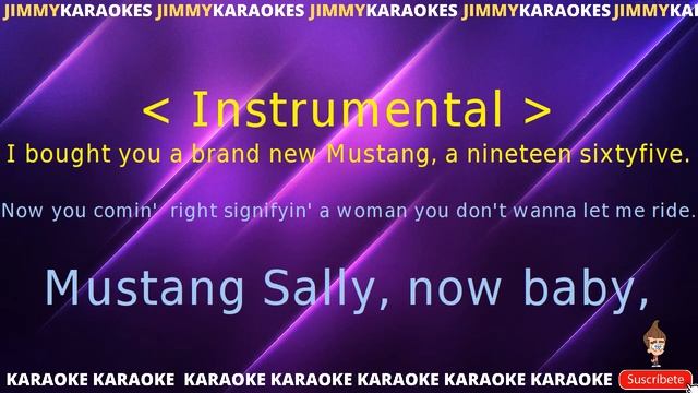 Wilson Pickett Mustang Sally KARAOKE смотреть онлайн