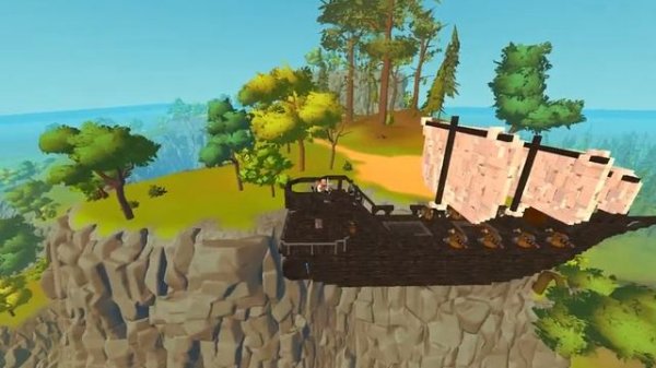 Scrap Mechanic. Летающий корабль [Без модов]