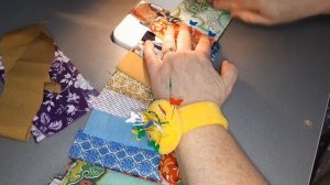 УТИЛИЗАЦИЯ мелких ЛОСКУТКОВ , ОБРЕЗКОВ тканей! ЛОСКУТНЫЙ БОРДЮР! DIY Patchwork border!