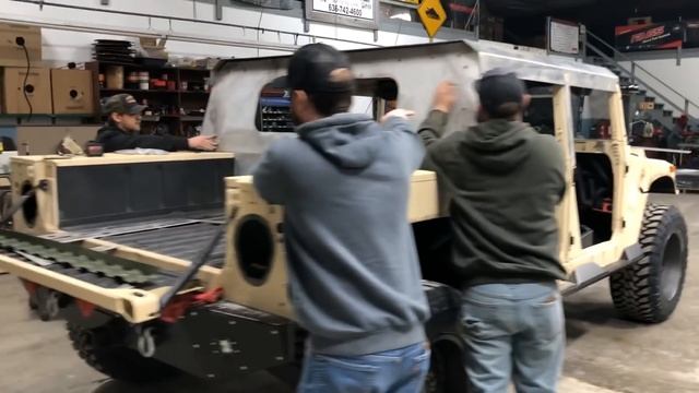 **INSTALL** 1/8" ALUMINUM HMMWV 4 DOOR HARD TOP KIT смотреть онлайн