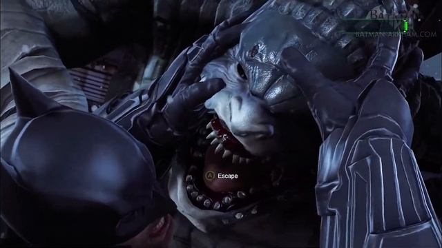 Batman Arkham Origins ps3 killer Croc Boss battle смотреть онлайн