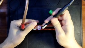 Точечная сварка ячеек 18650 медной лентой 0,2*10