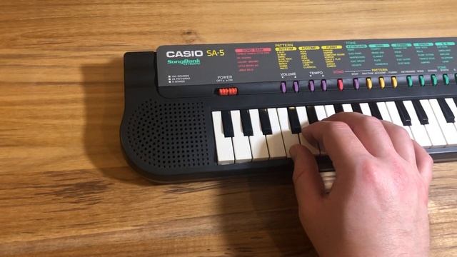 Casio SA-5 Vintage 1991 Mini Synth Keyboard