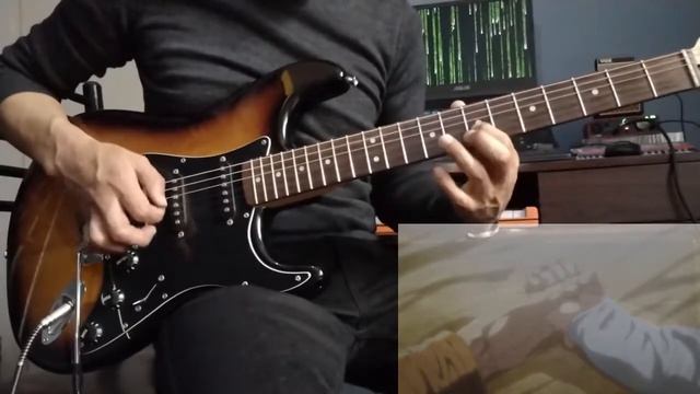 Attack on Titan - Shinzou wo Sasageyo (guitar cover) смотреть онлайн