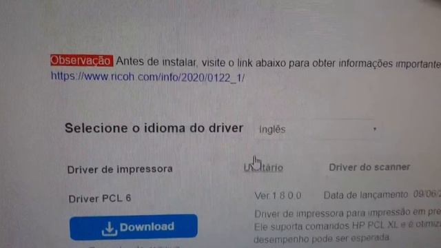 Instalação da impressora Ricoh MPC 2004 na rede. смотреть онлайн