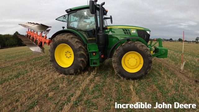 2021 John Deere 6155R Ultimate Edition 6.8 Litre 6-Cyl Diesel Tractor (155/171/195HP) With Kuhn