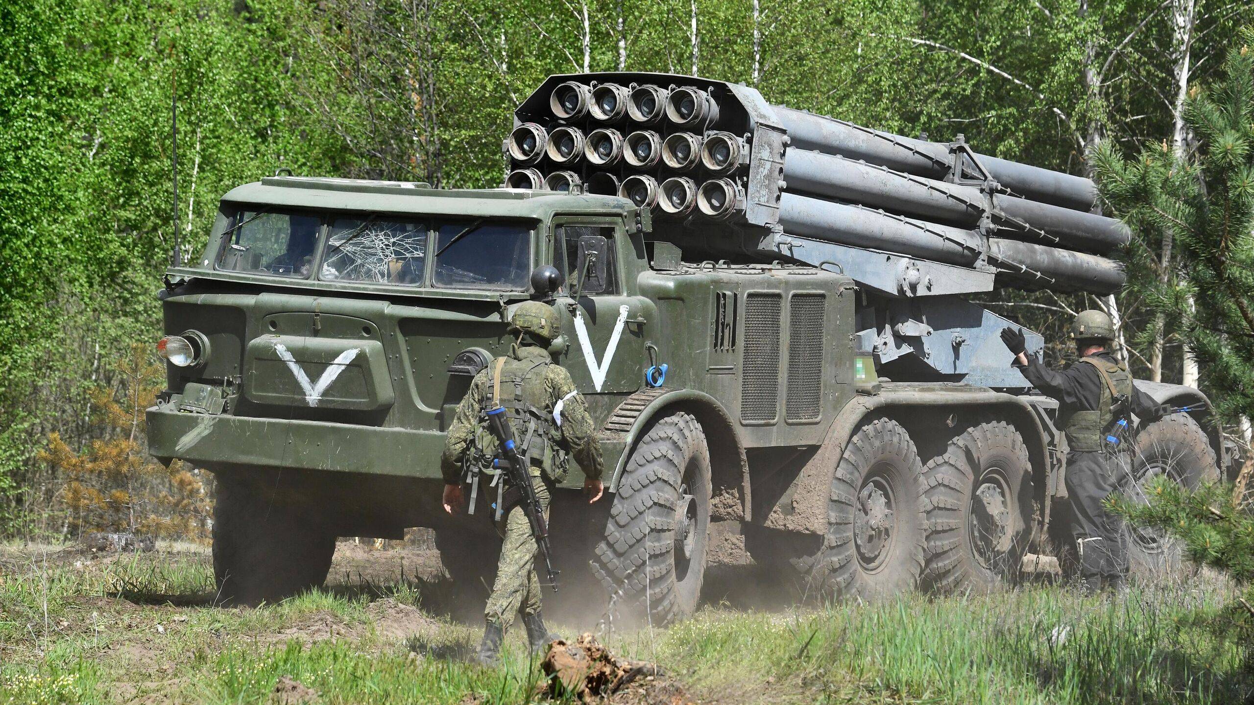 РСЗО БМ-21 "ГРАД" и БМ-27" УРАГАН" ВС РФ в СВО (2022 г.) смотреть онлайн