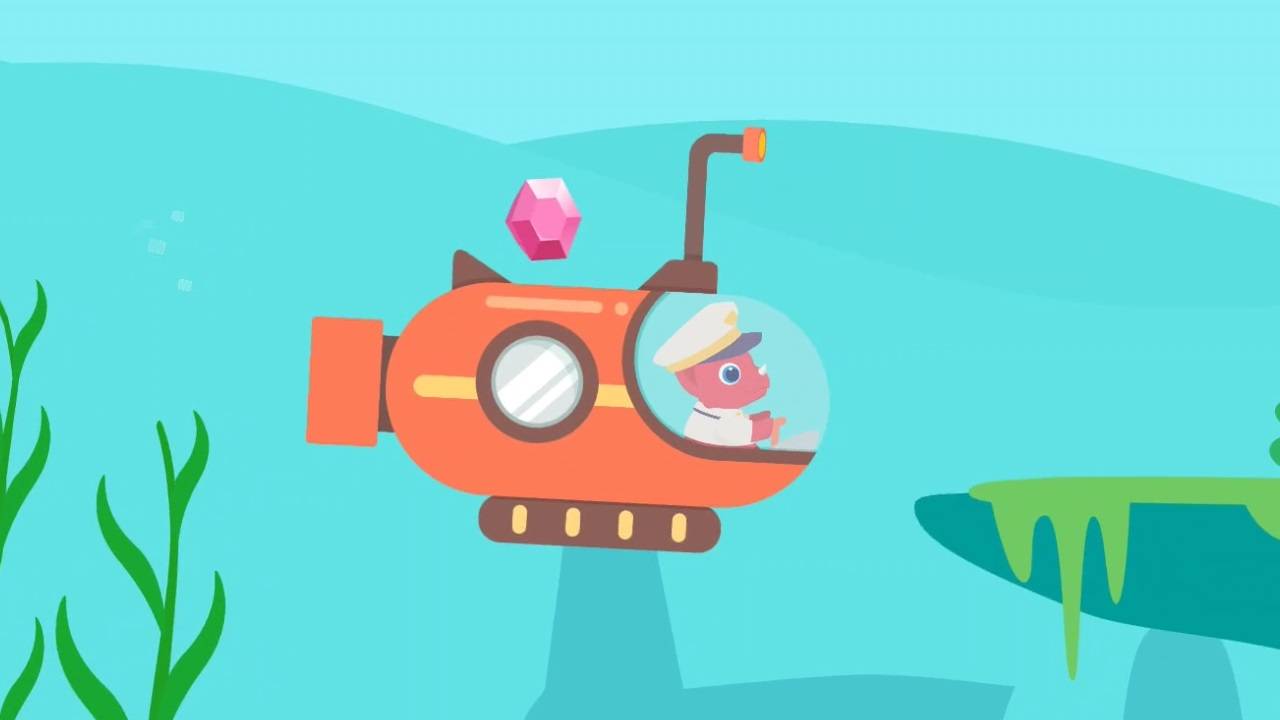 Динозаврик исследует подводные миры | Мультик для детей смотреть онлайн