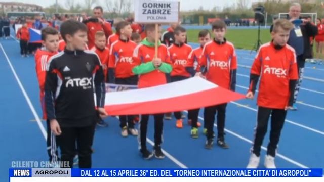 AGROPOLI DAL 12 AL 15 APRILE 36 ED DEL TORNEO INTERNAZIONALE CITTA DI AGROPOLI