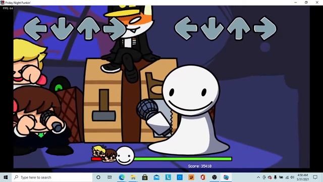 (fnf Dream Smp Mod) *dream Manhunt Music Starts*
