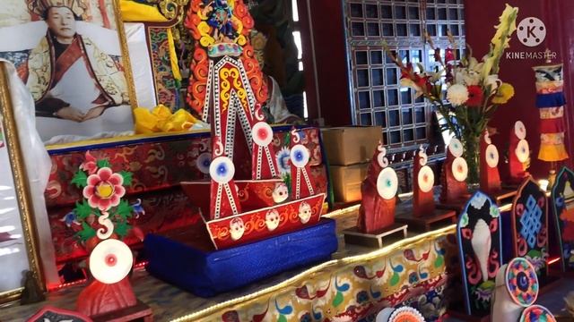 Throma ( dakini) Puja for Maha Parinirvana Anniversary of lama chime Rinpoche! смотреть онлайн