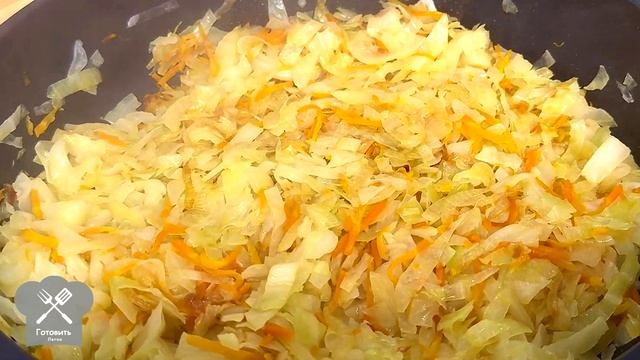 Тушеная капуста с сосисками (ужин—просто, быстро, вкусно). смотреть онлайн