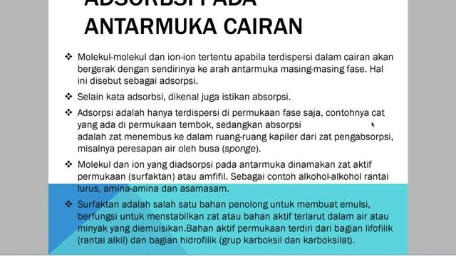 Farmasi Fisika || Fenomena Antar Permukaan - Penentuan Tegangan Antarmuka || Widodo Waluyo, DEA.