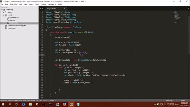 Ordered Dithering Algorithm - #1 Quicktip Video смотреть онлайн