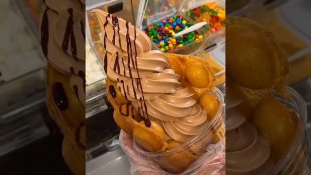 NUTELLA or BANANA soft serve, which are you choosing?🌰🍌... more смотреть онлайн