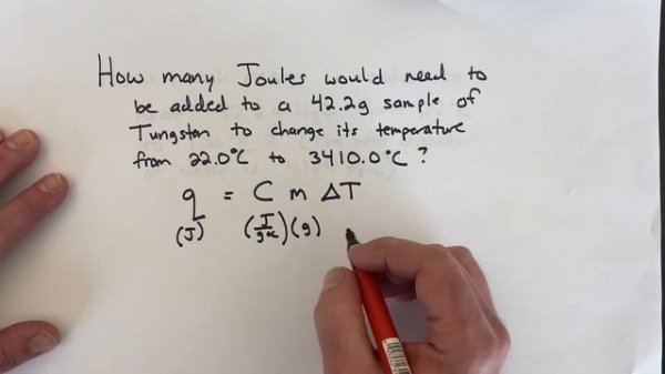 Specific Heat Capacity 1 (and my favorite element!) ❤️