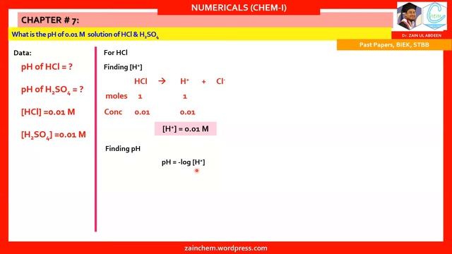 NUMERICAL pH of HCl & H2SO4 смотреть онлайн