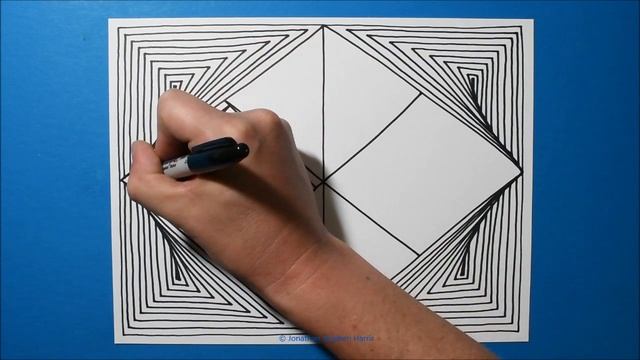 Spiral Drawing #364 / Damaged Convert 3D Pattern / Satisfying Line Illusion / Daily Art Therapy смотреть онлайн