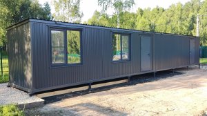 Дачный домик Люкс  вагончик бытовка блок контейнер металлический  16 метровый под дачу