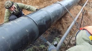 изоляция сварочного шва на трубе