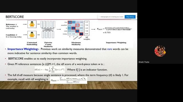 BERTScore - Evaluating text generation using BERT Embeddings смотреть онлайн
