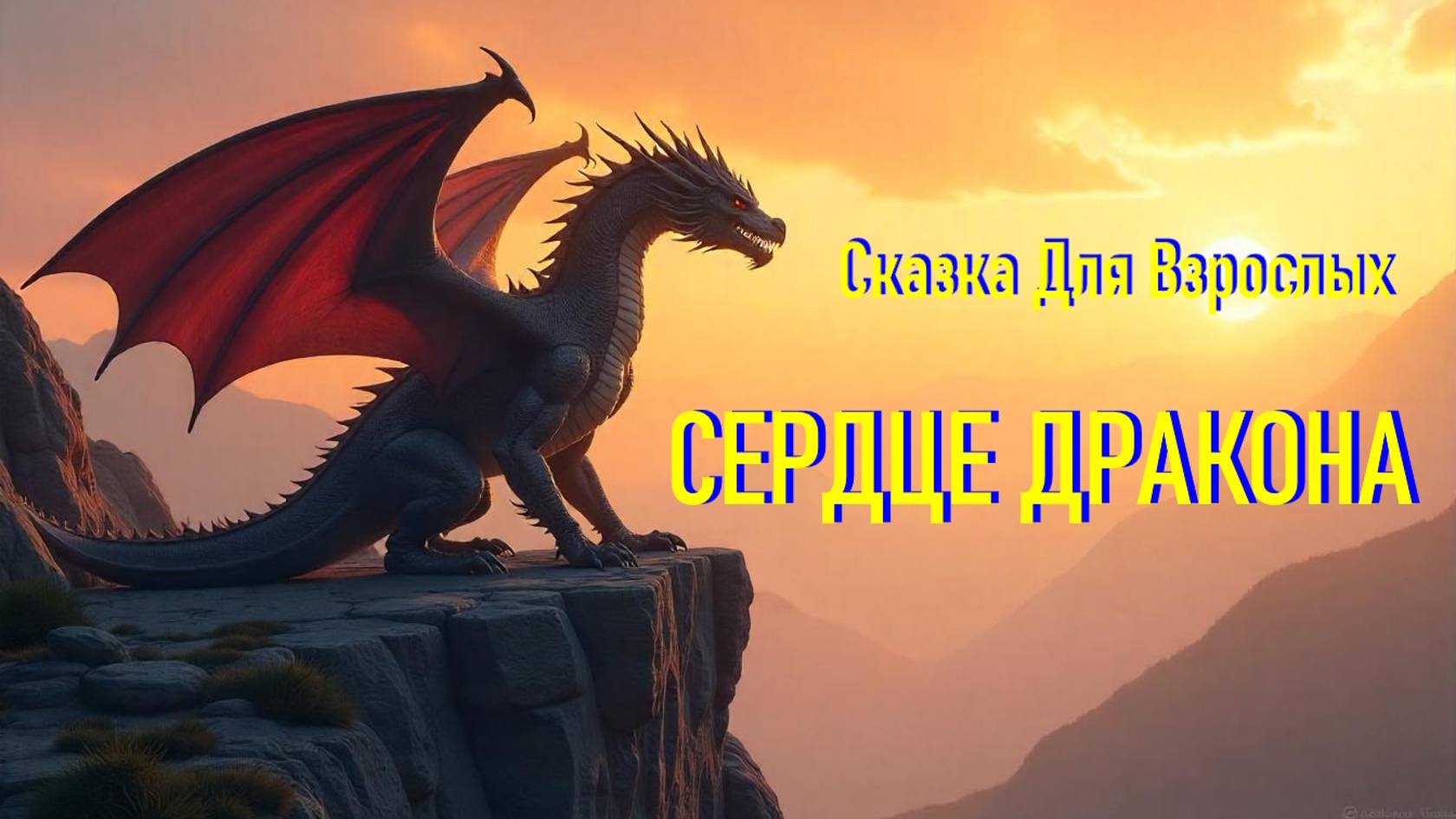 Самая Печальная Сказка Для Взрослых "Сердце Дракона" Под Звук Камина смотреть онлайн