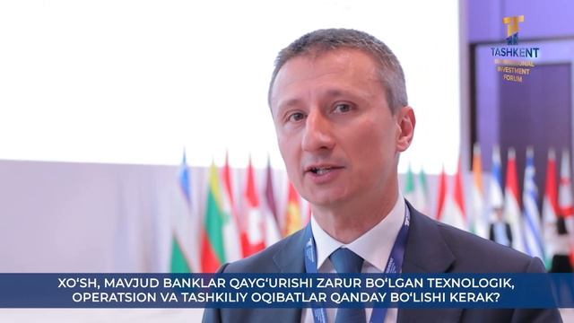 Massimiliano Merlini, Participant of the Tashkent International Investment Forum смотреть онлайн