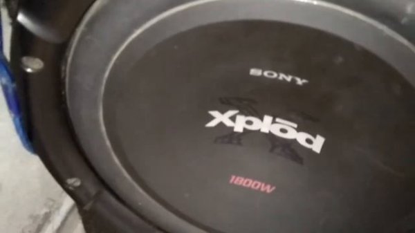 Testing sony subwoofer 1800 watt full bass