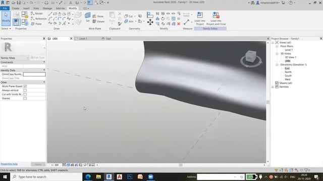 Modeling of Parametric Furniture on Revit смотреть онлайн