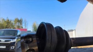 Люфт правого внутреннего ШРУС Mitsubishi Pajero Sport 1