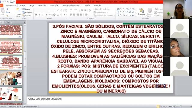 20/ATF 02 - 03/03/21 - Aula 13 E 14 - Cosmético E Perfumaria