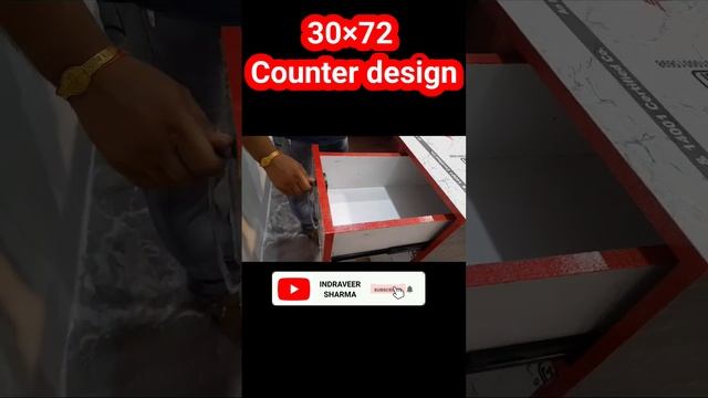 30×72 counter design|marbal finish counter design #indraveersharma #counter #counterdesign #short смотреть онлайн