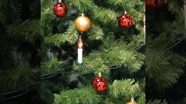Гирлянда Свечи на прищепках на елку 🎄 смотреть онлайн