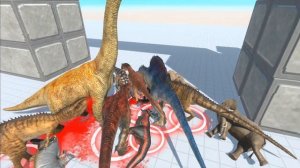 Survival Arena (4 Teams Battle) - Animal Revolt Battle Simulator